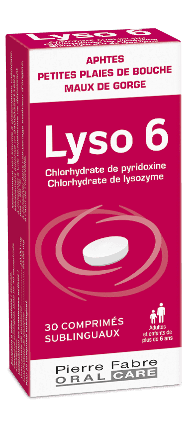 Lyso 6 comprimé sublingual - boîte 30 comprimés