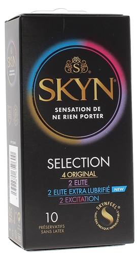 Préservatifs Skyn sélection Manix - boîte de 10 préservatifs