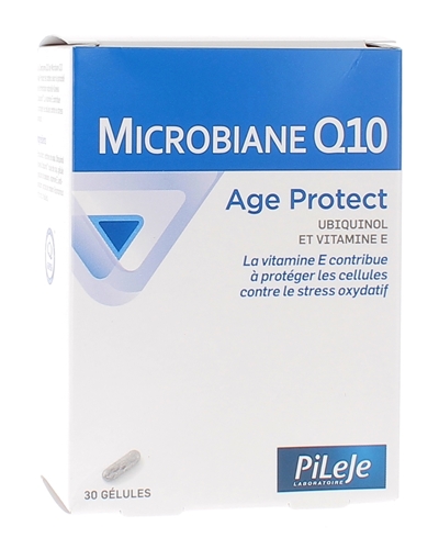 Microbiane Q10 age protect Pileje - boite de 30 gélules