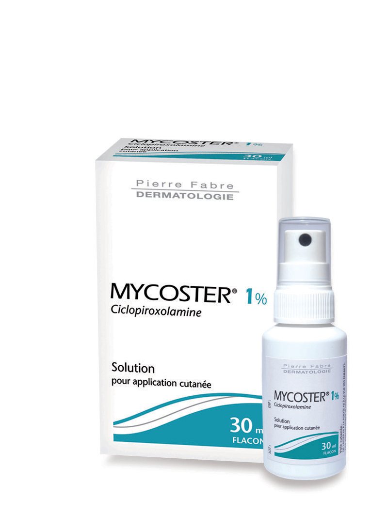 Mycoster 1% solution pour traiter les mycoses des ongles