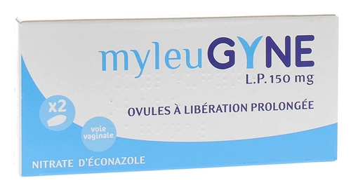 Myleugyne L.P. 150 mg traitement local des mycoses vaginales, 1 ovule