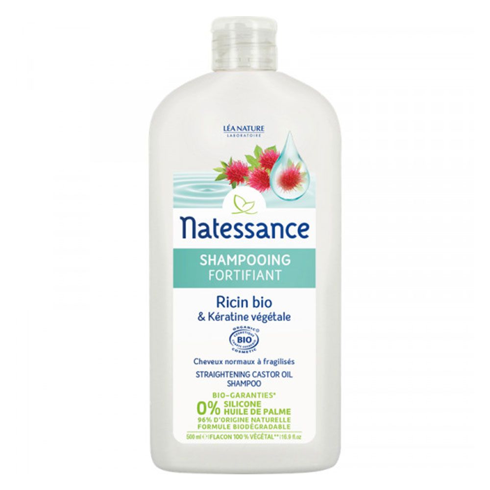 Natessance shampooing réparateur ricin Léa Nature - flacon de 250 ml