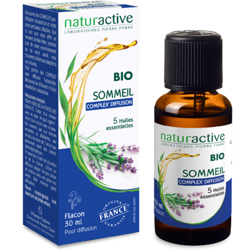 Complex' sommeil 5 huiles essentielles BIO Naturactive - flacon de 30 ml