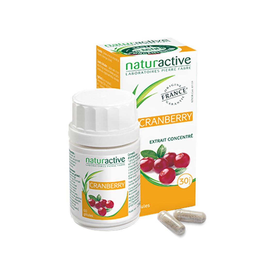 Elusanes Cranberry Naturactive - boîte de 60 gélules