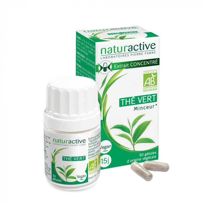Thé vert bio Naturactive - boîte de 60 gélules
