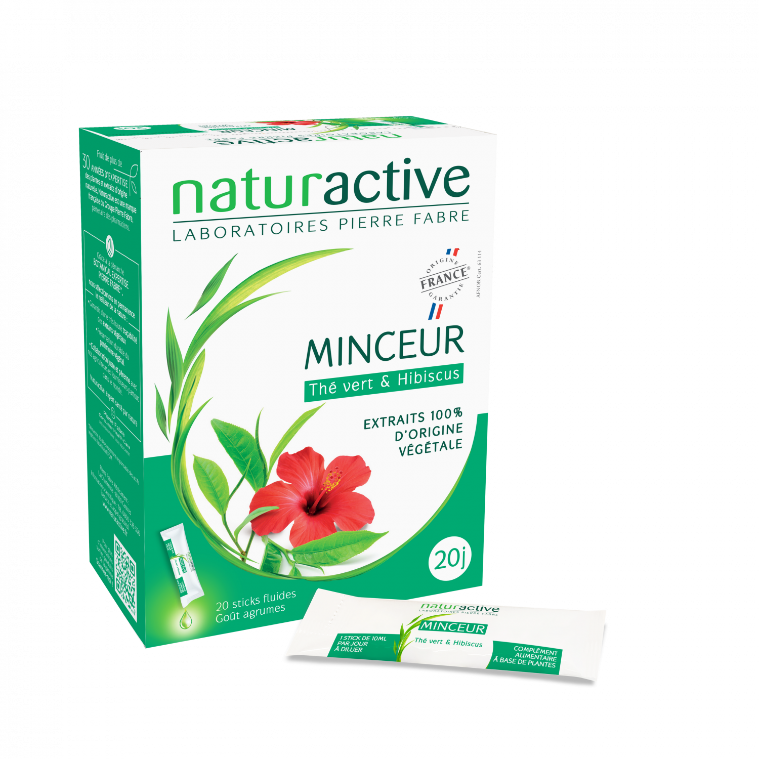 Elusanes minceur stick fluide Naturactive - boîte de 20 sticks