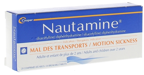 Nautamine comprimés 90mg boîte de 20 comprimés sécables
