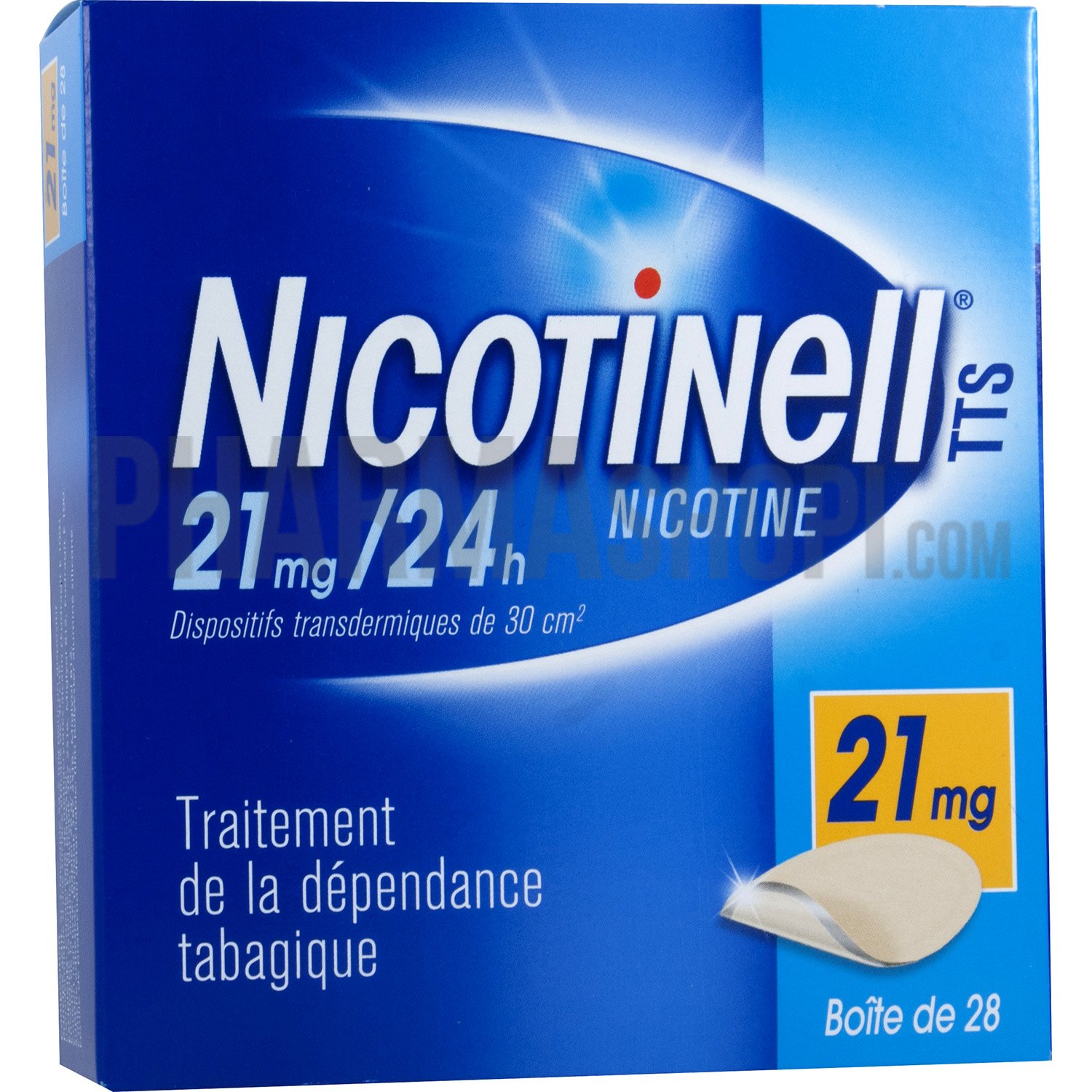 Nicotinell TTS 21mg/24h dispositif transdermique - boîte de 28 dispositifs