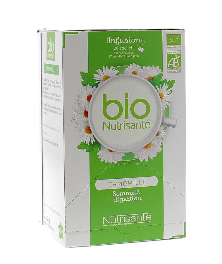 NUTRISANTE BIO Tisane - Infusion Camomille (20 sachets) - Pharmacie VEAU