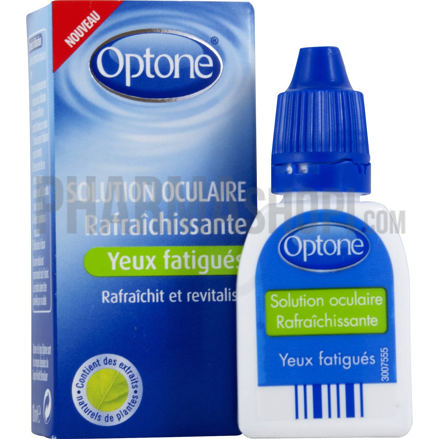 Solution oculaire rafraîchissante yeux fatigués Optone - flacon de 10 ml