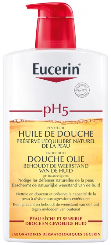 pH5 Huile de douche Eucerin - flacon de 1L