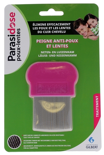 Peigne fin anti-poux et lentes Parasidose - 1 peigne