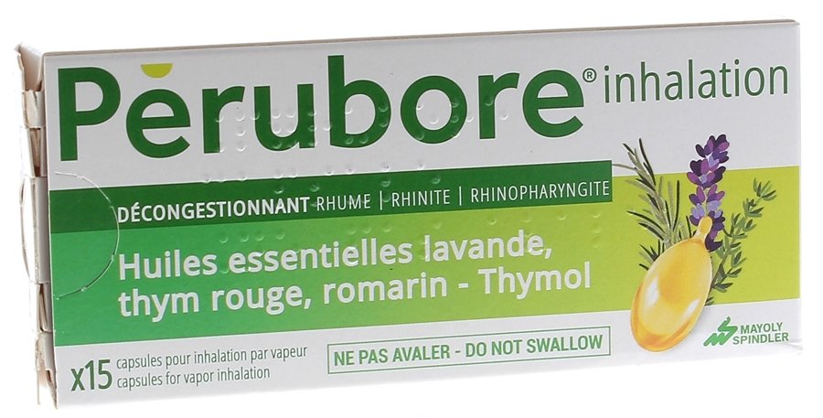 PERUBORE 15 CAPSULES POUR INHALATION