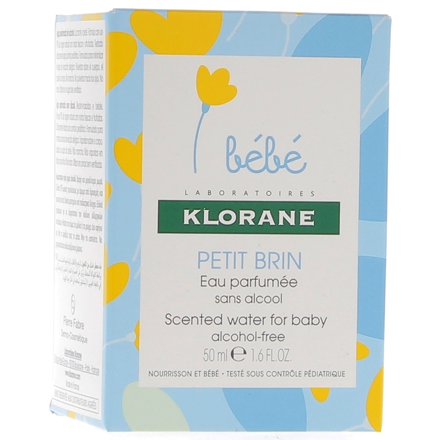 Petit brin eau parfumée Klorane Bébé - Flacon de 50 ml