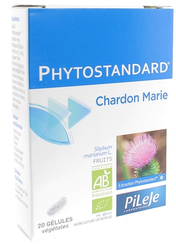 Phytostandard Chardon Marie bio Phytoprevent - boite de 20 gélules