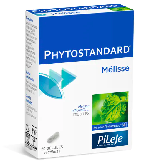 Phytostandard de Mélisse bio Pileje - boite de 20 gélules