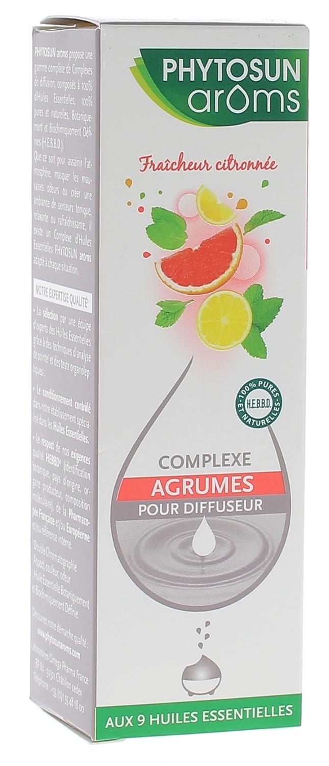 Complexe Agrumes pour diffuseur Phytosun Arôms - flacon de 30 ml