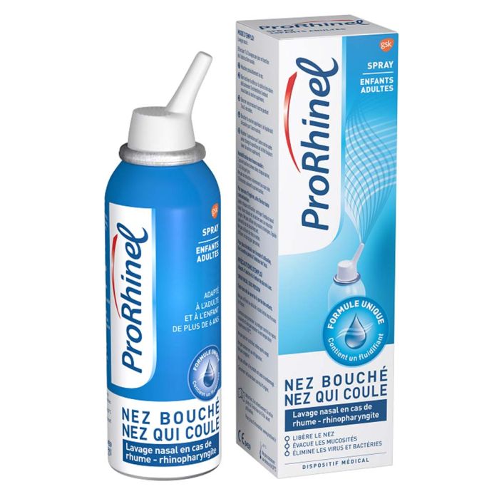 ProRhinel spray enfants-adultes lavage nasal, spray de 100 ml