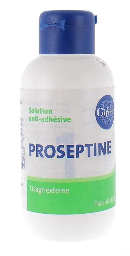 Proseptine solution anti-adhésive Gifrer, flacon de 125 ml