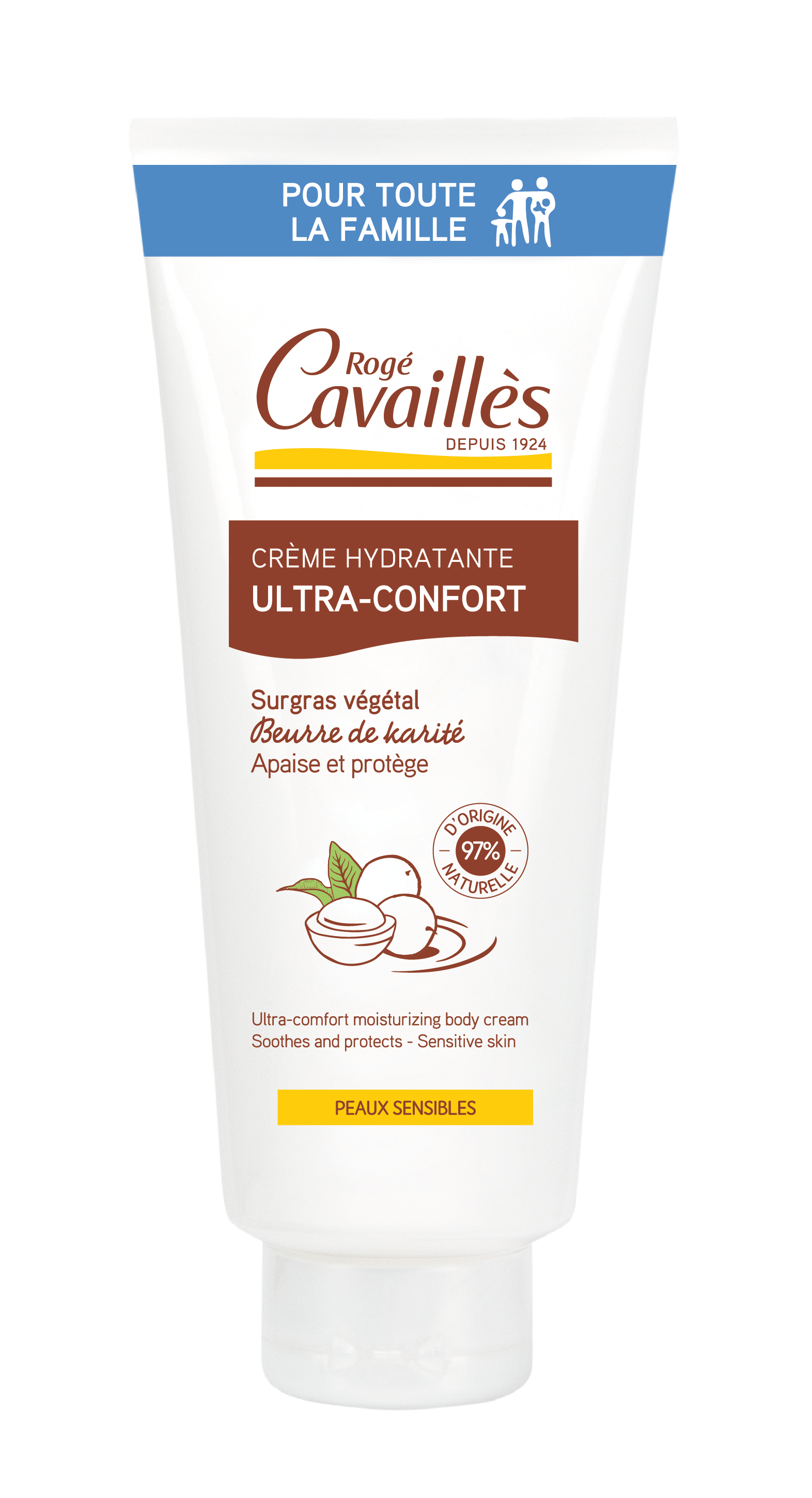Nutrissance crème hydratante ultra-confort Rogé Cavaillès - tube de 350 ml