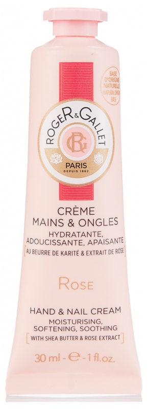 Crème mains & ongles rose Roger & Gallet - tube de 30 ml