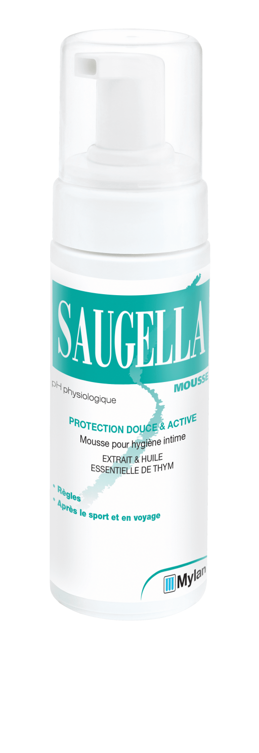 Saugella : Mousse pour l'hygiène intime Saugella, flacon de 150 ml