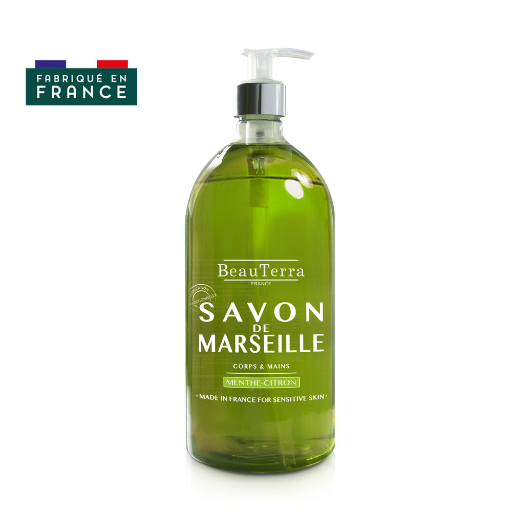 Savon de marseille menthe citron Beauterra corps et mains