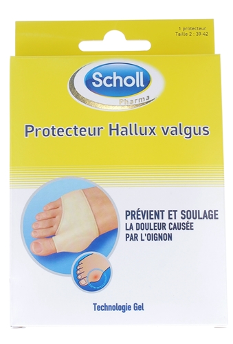 Protecteur Hallux valgus Scholl - boîte de 1 protecteur