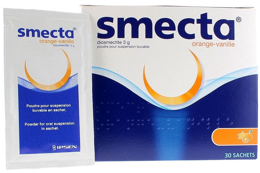 Smecta poudre pour suspension buvable en sachet - boite de 30 sachets