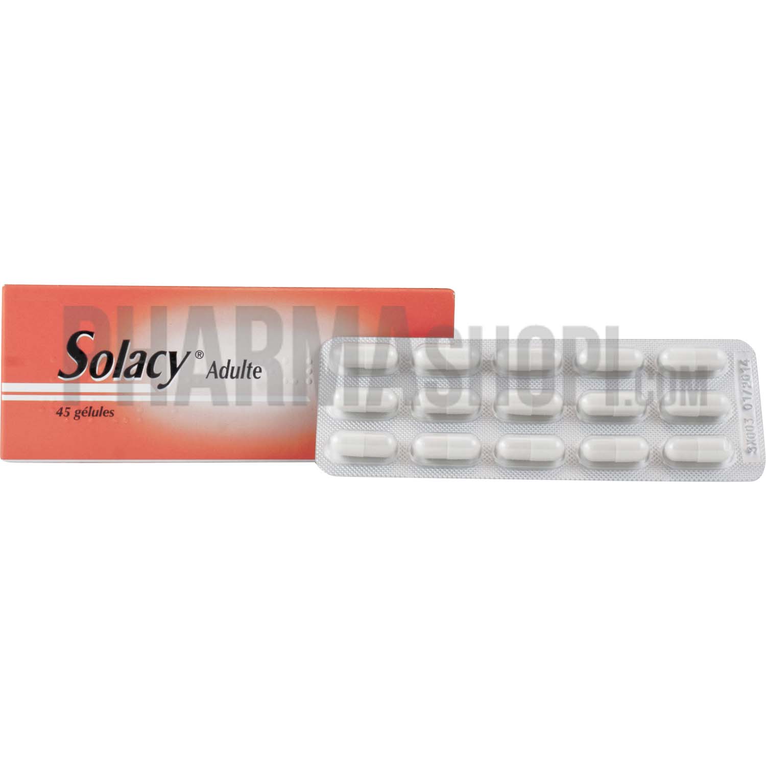 Solacy Dès 15 ans; Adultes gélule - boîte de 45 gélules