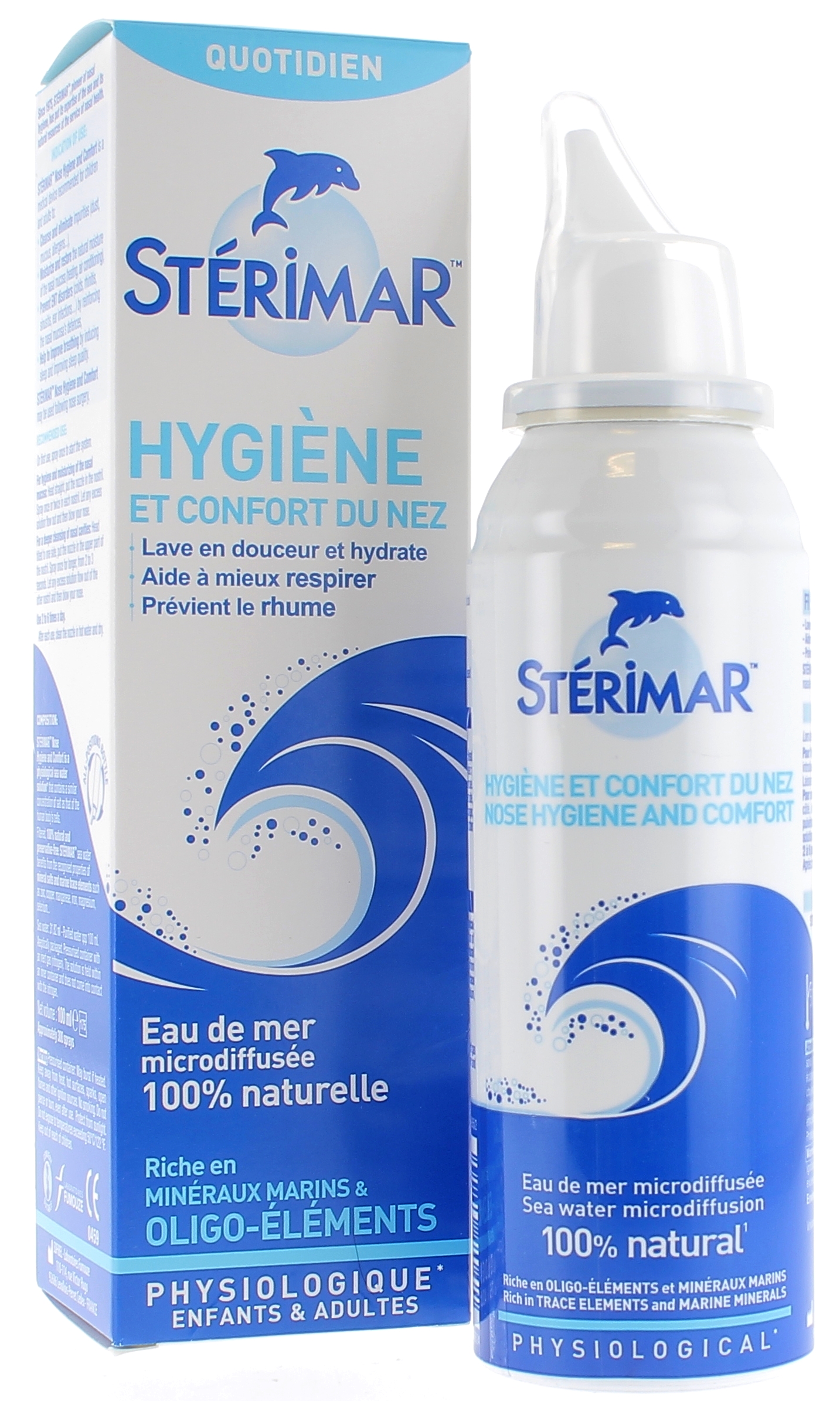 Eau De Mer Isotonique 100ml Gifrer Physiologica