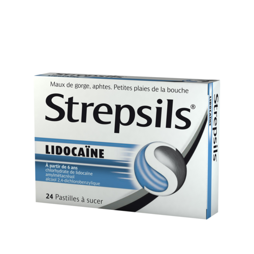 STREPSILS Maux de gorge miel citron médicament pastilles mal de gorge