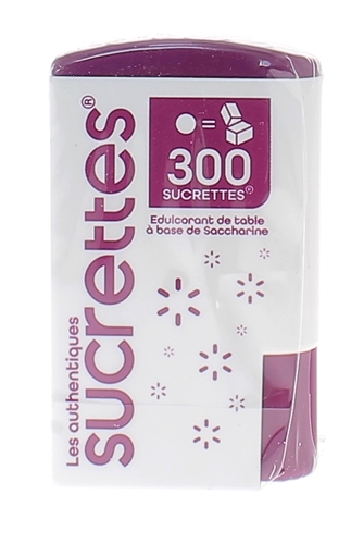 Les sucrettes authentiques 25 mg de saccharine - boîte de 300 sucrettes