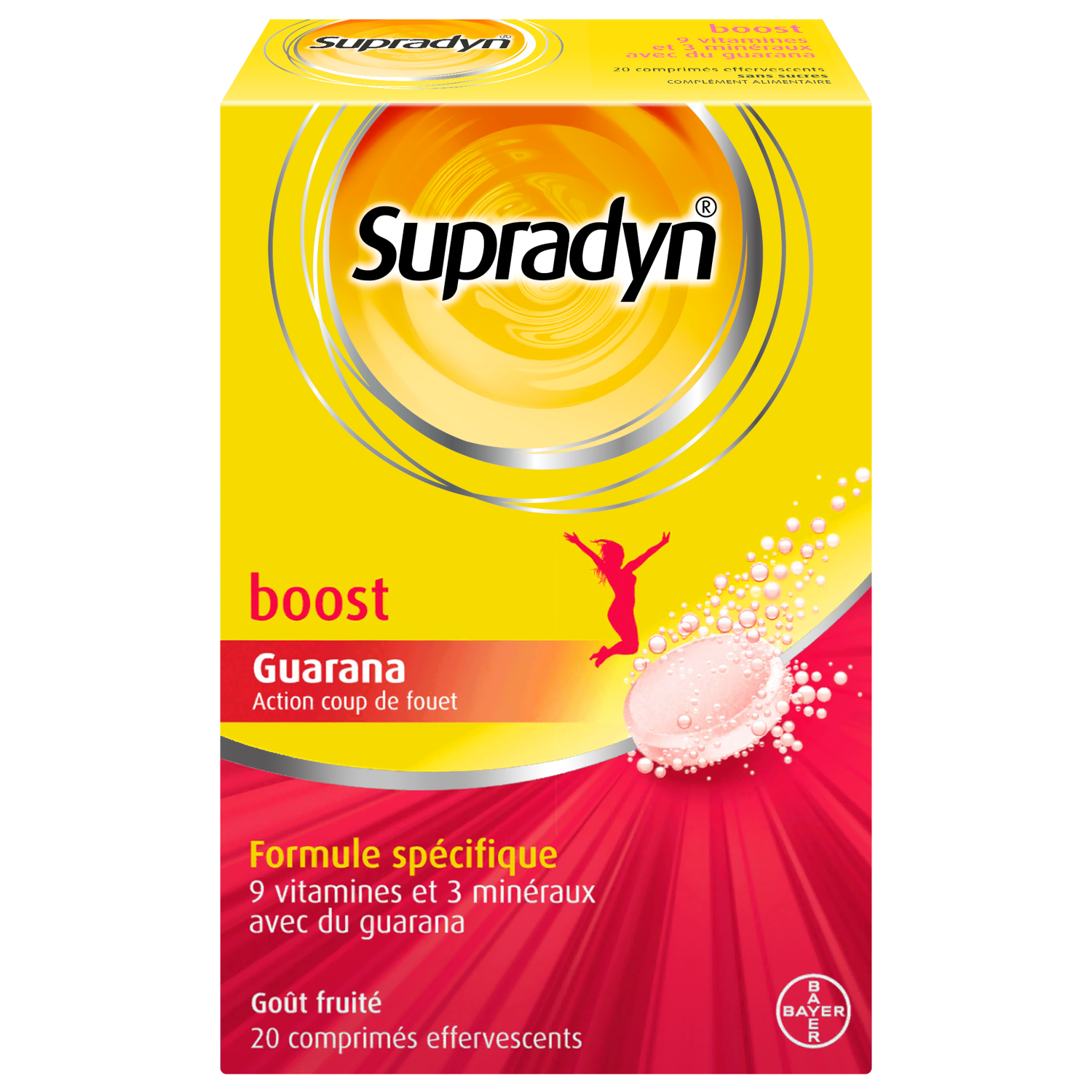 Supradyn Boost Vitamines et Minéraux 20 comprimés effervescents