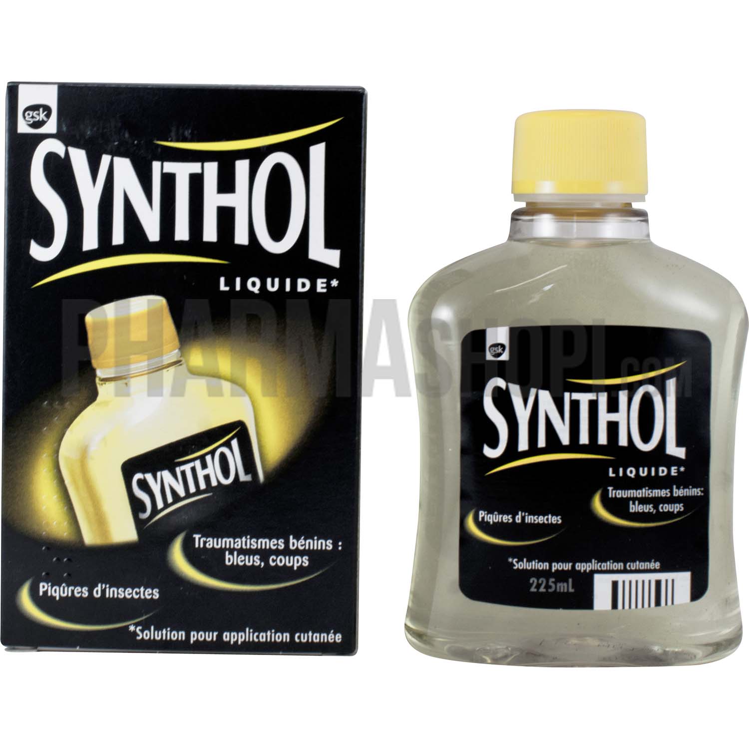 Synthol solution pour application cutanée – Coups, bleus, piqures