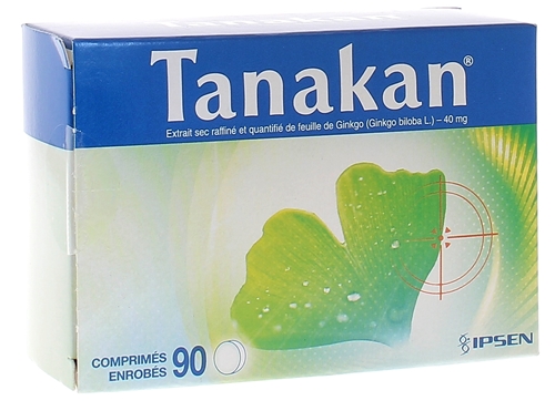 Tanakan 40mg comprimé enrobé - boîte de 90 comprimés