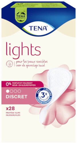 TENA Lights Protège slip discret - boite de 28 protèges slips