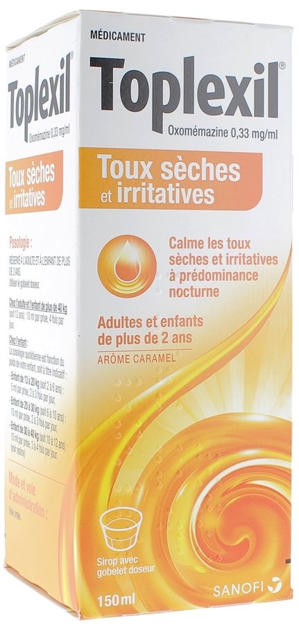 Toplexil 0,33mg/ml sirop - flacon de 150 ml