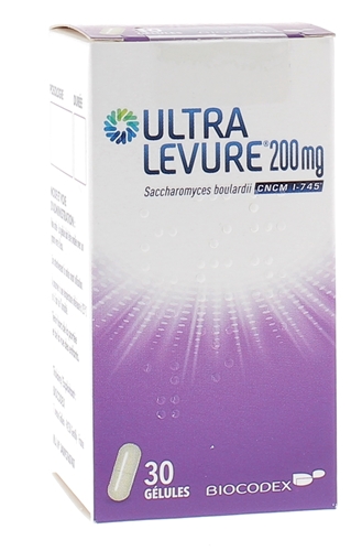 Ultra Levure 0mg 30 Gelules Probiotique Digestion Difficile