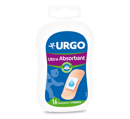 Pansement ultra absorbant Urgo - boîte de 16 pansements