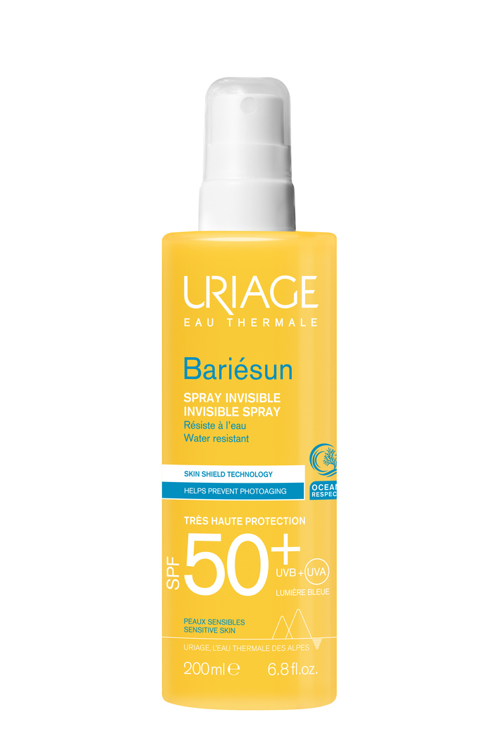 Bariésun spray invisible solaire visage et corps SPF 50+ Uriage - flacon de 200 ml