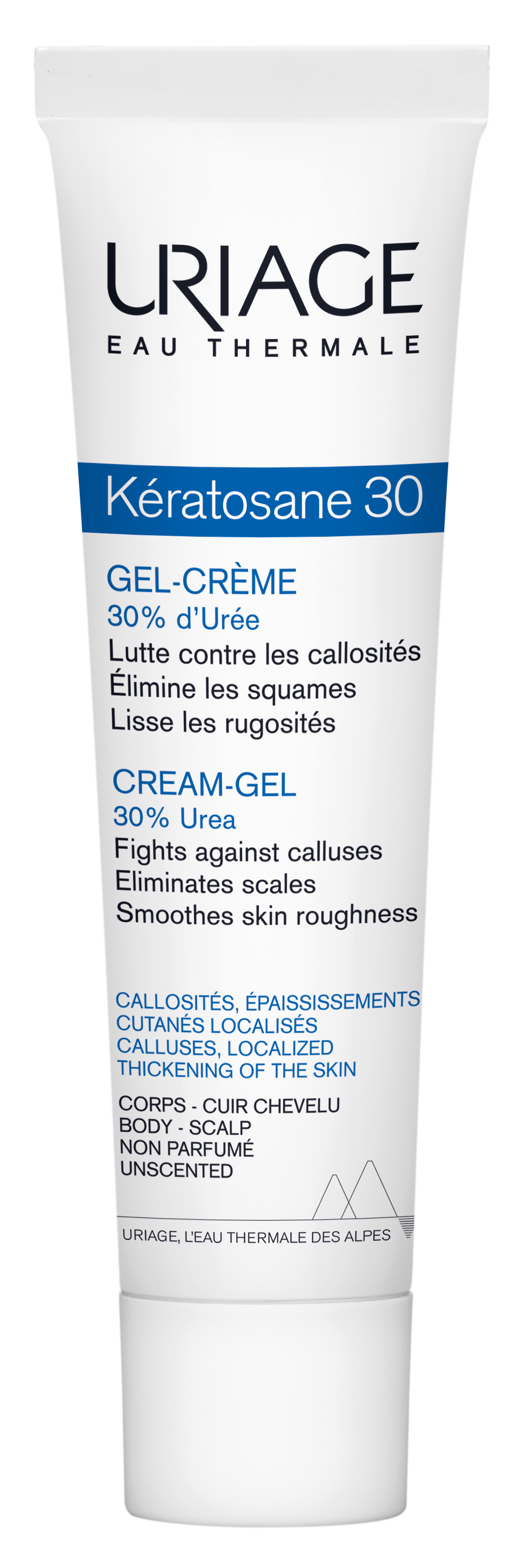 Kératosane 30 gel crème Uriage - tube de 40 ml