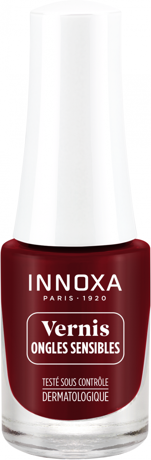 Vernis à ongles hypoallergénique Rouge Opéra 402 Innoxa - flacon de 5 ml