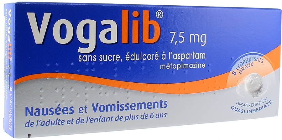 Vogalib 7,5mg sans sucre - 8 lyophilisats oraux