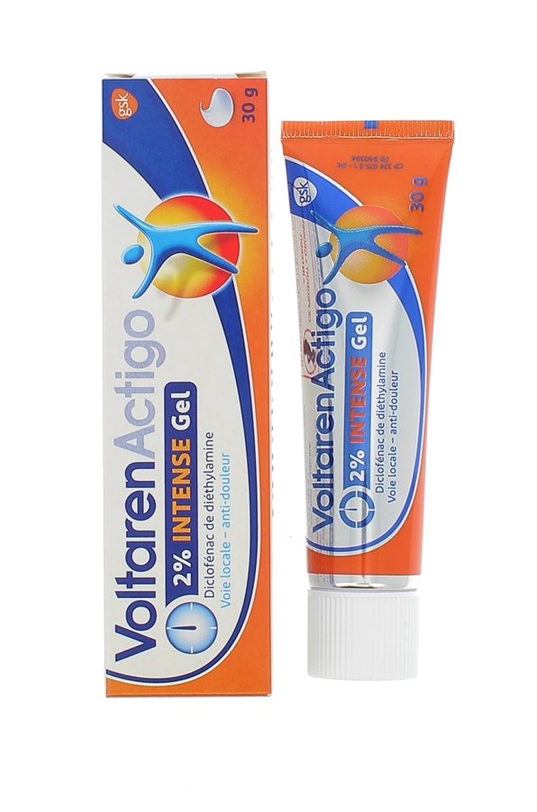 Voltaren actigo 2% intense gel - tube de 30 g