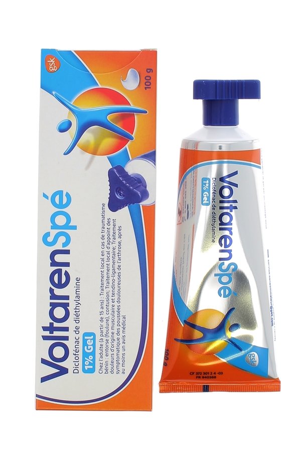 Voltaren spé 1% gel, tube de 100 g - anti-inflamamtoire