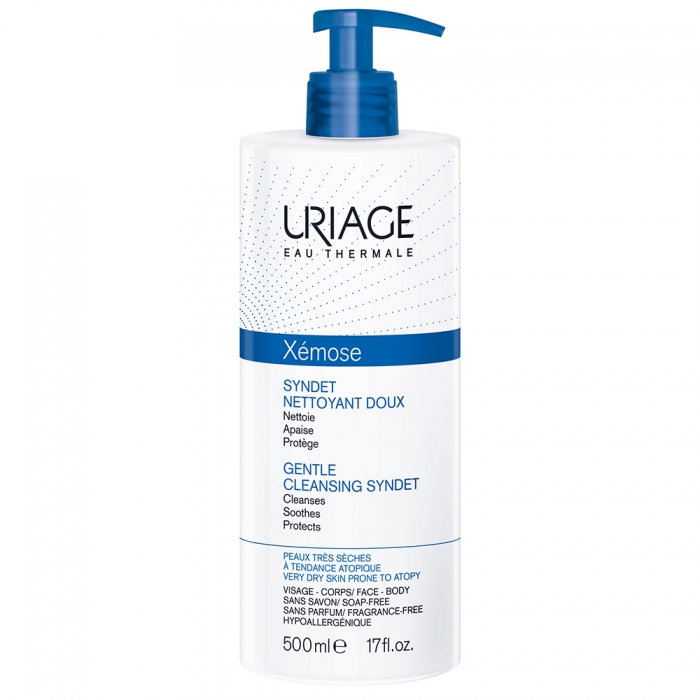 Xémose Syndet Nettoyant Doux Uriage - flacon de 500 ml