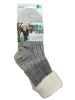Aloe Cabin Socks Chaussettes hydratantes cocooning 35-41 Airplus - une paire de chaussettes Couleur : Gris