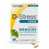 D-Stress Focus stimule la mémoire et la concentration - boîte de 30 comprimés