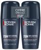 Day control 72h protection anti-transpirant Biotherm homme - lot de 2 roll-on de 75 ml